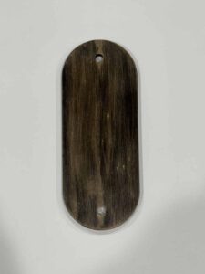 Coffee Brown with Gold Brush