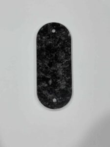 Historic Black with Silver Marble